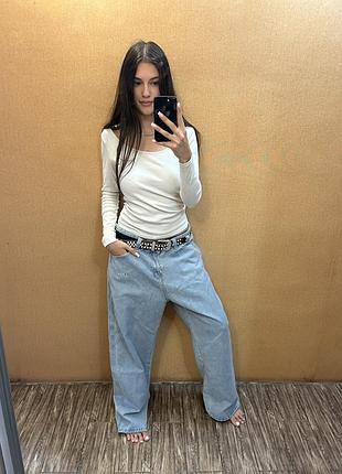 Культові широкі скейт-джинси dime baggy denim (розмір l)