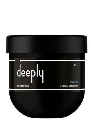 Скраб для тела сахарный deeply amber vibe sugar body scrub 250 мл