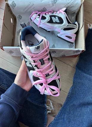 New balance 530 custom black pink 4