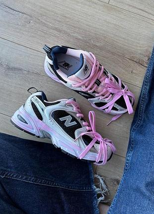 New balance 530 custom black pink 7