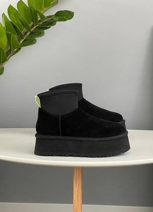Жіночі угги ugg classic mini dipper black