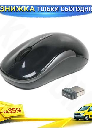 Ku мышь a4tech беспроводная universal fit черная usb v-track 1200 dpi для компьютера и ноутбука геймер uni2l_k