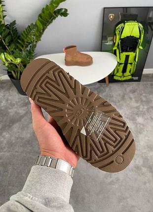 Угги жіночі ugg classic mini dipper chestnut 8