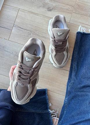 New balance 9060 brown white 7
