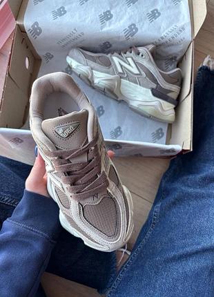 New balance 9060 brown white 6