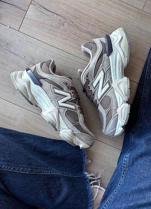 New balance 9060 brown white 9