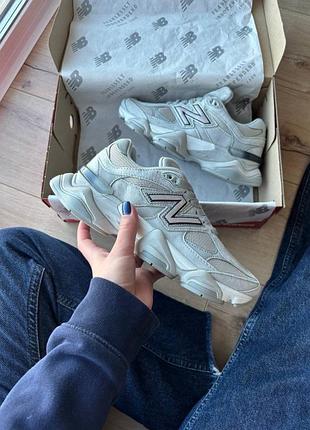 New balance 9060 light silver 3