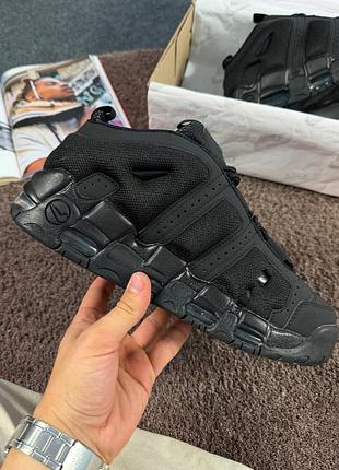 Nike air more uptempo black