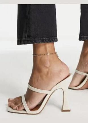 Шикарные мюли льняные asos
