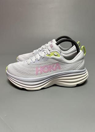Кросівки на широку стопу для комфортної ходьби бігу тренувань hoka one one bondi 8 wide оригінал 1127954 scp
