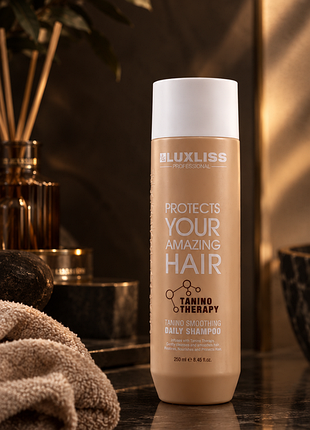 Шампунь luxliss tanino smoothing daily shampoo 250 мл