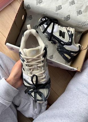 New balance 530 custom black beige silver 5