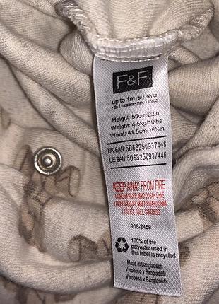 Человечек 🧸f&f 0-1 мес 4