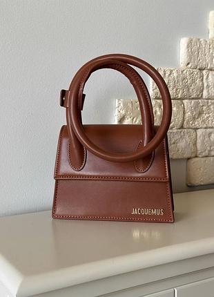 Сумка жіноча jacquemus коричневий колір