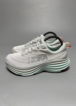 Кросівки для комфортної ходьби бігу тренувань hoka one one bondi 8 оригінал 1127952 sqb