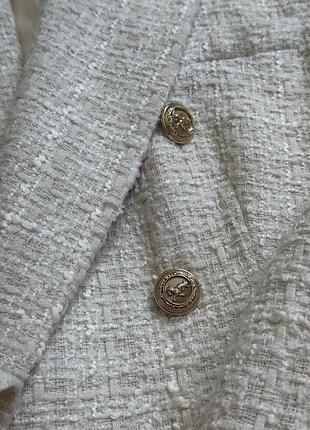 Піджак білий zara 4