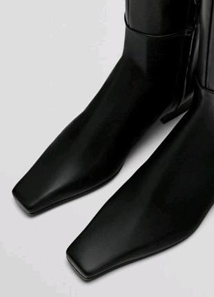 Чоботи massimo dutti. шкіра, ідеальний стан 8