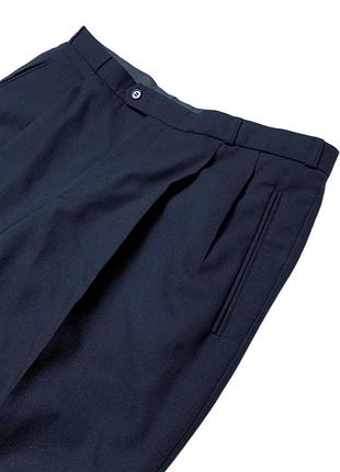 Herringbone wool trousers 2-tuck брюки з защипами