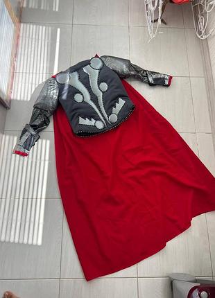 Детский карнавальный костюм тора marvel (на 5-6 лет)