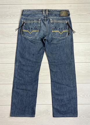 Чоловічі широкі джинси diesel yarik big logo baggy