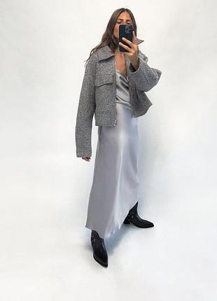Бомбер жакет zara
