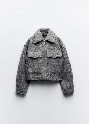 Бомбер жакет zara 4