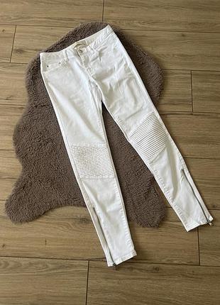 Білі джинси скіні zara