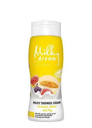 Крем-гель для душа milky dream дыня и инжир увлажняющий 300 мл