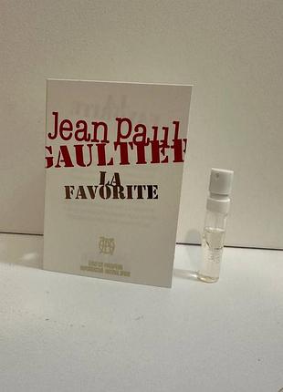 ❤️ jean paul gaultier la favorite, пробник, оригинал