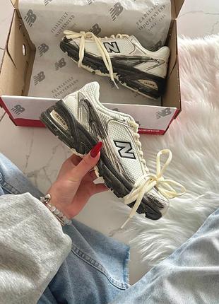 New balance 509 beige black custom