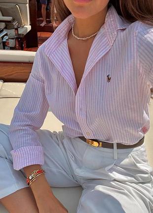 Рубашка в полоску pilo ralph lauren 2