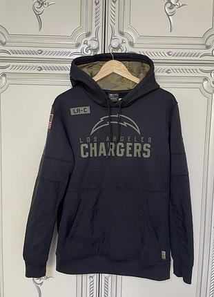 Кофта худі hoodie худі nike nfl los angeles chargers salute to service