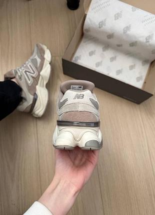 New balance 9060 brown beige 4