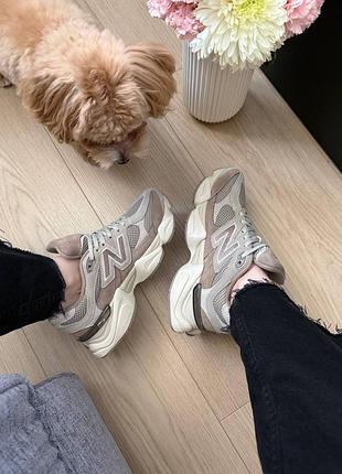 New balance 9060 brown beige 10