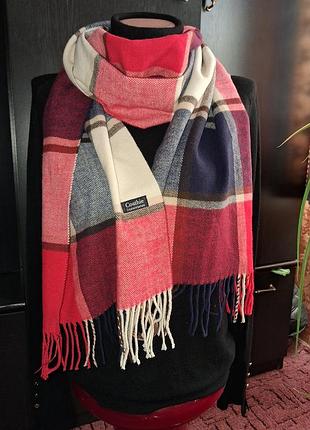 Шарф у клітинку м'якенький couture created in scotland 32x164см