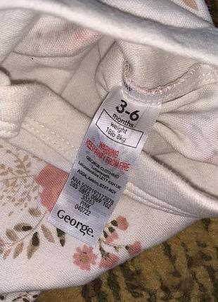 Боди 💐george 3-6 мес 3
