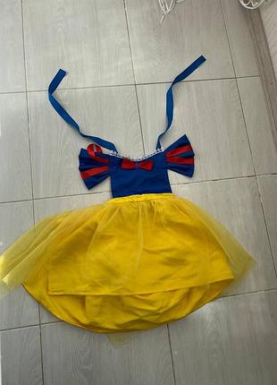 Детское карнавальное платье белоснежка colombina