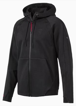 Зіп худі zip hoodie puma ferrari tech fleece оригінал розмір m-l