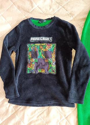 Теплая пижама minecraft 2