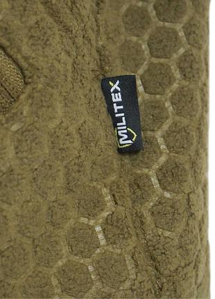 Флисовая кофта militex windblock tactical coyote mod. 4 6