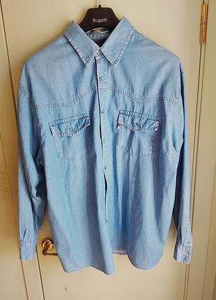 Джинсова сорочка benson jeans