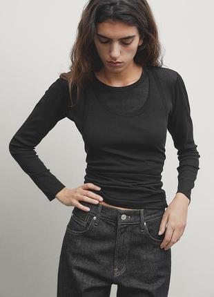 Лонгслів massimo dutti 3