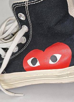 Женские кеды comme des garcons play x converse 2