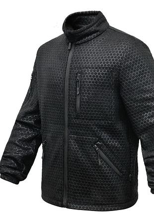 Флисовая кофта militex windblock tactical black mod. 4