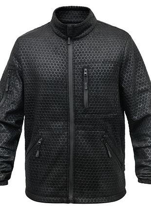 Флисовая кофта militex windblock tactical black mod. 4 2