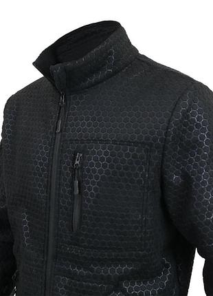 Флисовая кофта militex windblock tactical black mod. 4 3