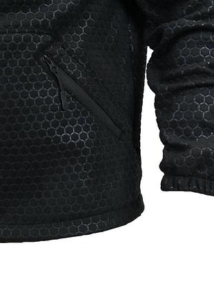 Флисовая кофта militex windblock tactical black mod. 4 5