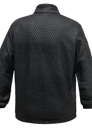 Флисовая кофта militex windblock tactical black mod. 4 7
