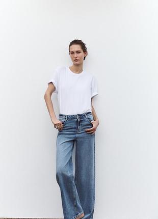 Джинси h&m wide regular fit ultra high waist