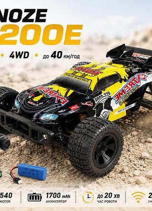 Радіокерована машинка enoze 9200e 1:10 4wd до 40 км/год, rc позашляховик на пульті керування, monster truck, олійні амортизатор